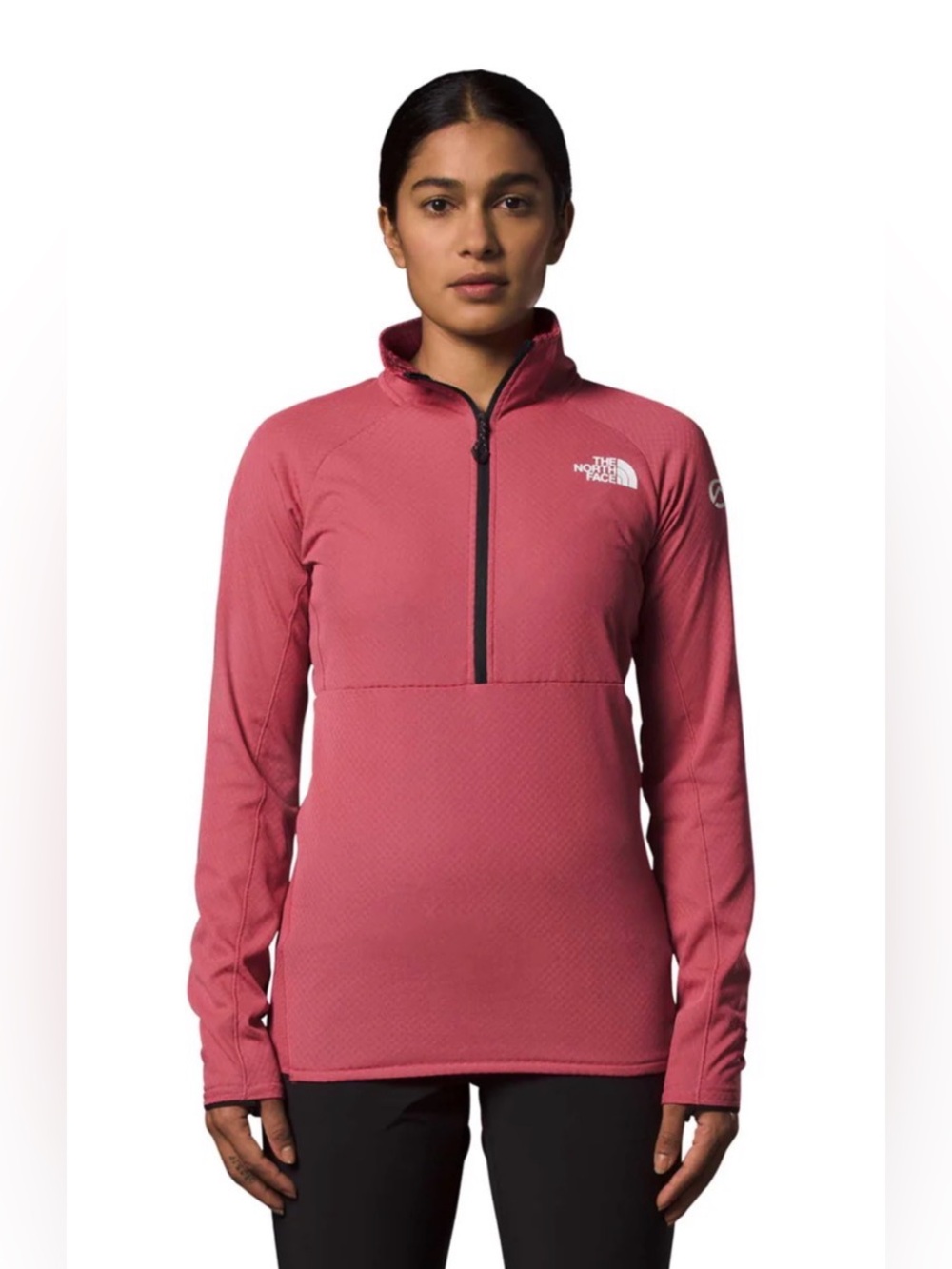 💕 THE NORTH FACE WOMENS SUMMIT FUTUREFLEECE 1/2 ZIP PULLOVER PINK SLATE ROSE 💕